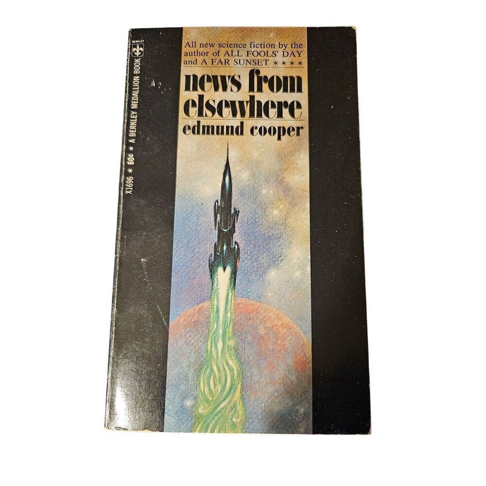 News from elsewhere by Edmund Cooper - a Berkley medallion book